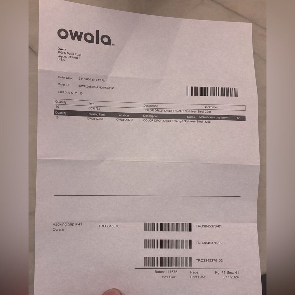 Authentic Owala Brunch Bunch Color Drop 32oz FreeSip Water Bottle SOLD OUT - Picture 7 of 7